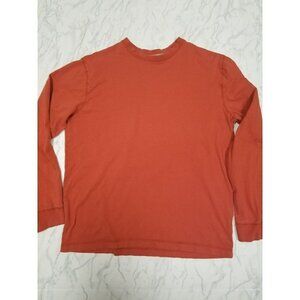 ruff hewn mens shirt Long Sleeve 100% cotton size medium‎  burnt orange